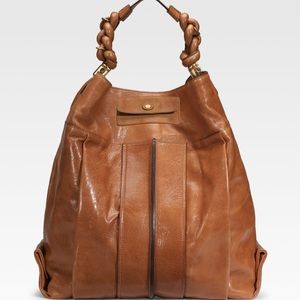 CHLOE Lambskin Heloise Hobo In Camel